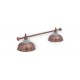 Светильник Crown Red Bronze 2 плафона, фотография 4