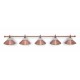 Светильник Alison Red Bronze 5 плафонов, фотография 2