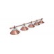 Светильник Alison Red Bronze 5 плафонов, фотография 3