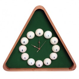 Часы Бильярд TR4034 светлые 57x57см