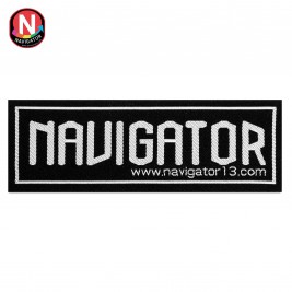 Нашивка Navigator Pro 96х35мм самоклеящаяся черная