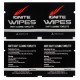 Салфетка для чистки кия Mezz Ignite Wipes Shaft Cleaning 100шт., фотография 5
