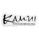 Нашивка Kamui самоклеящаяся 9×3,5см белая, фотография 3