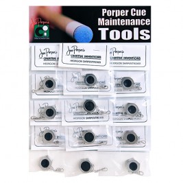 Инструмент для обработки наклейки Joe Porper`s Hexagon Tip Shaper / Tacker 12шт.